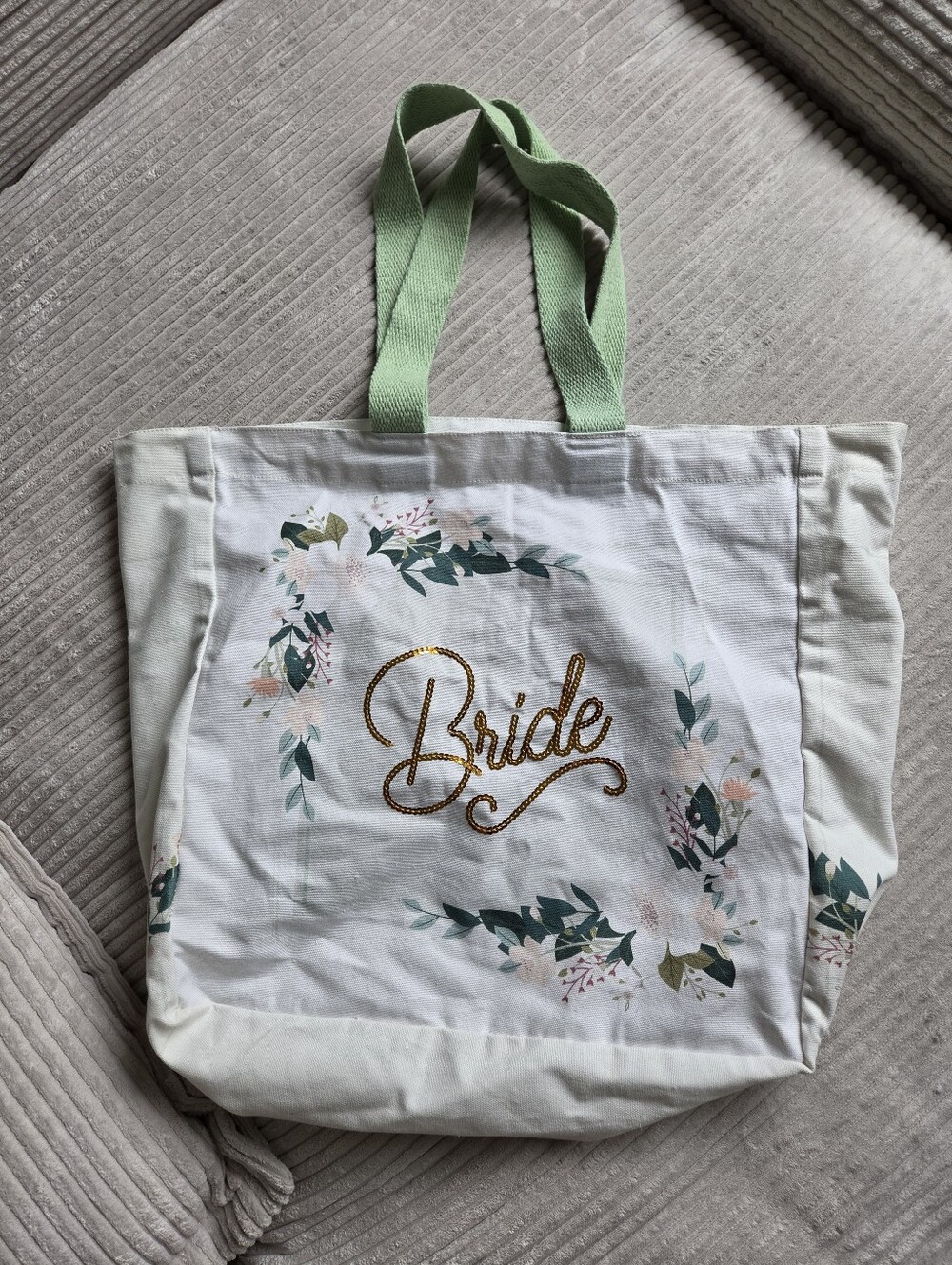 Bride Canvas Tote